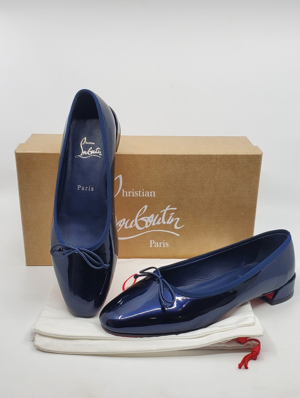Christian Louboutin Sweetie Jane Patent Leather Ballet Flats